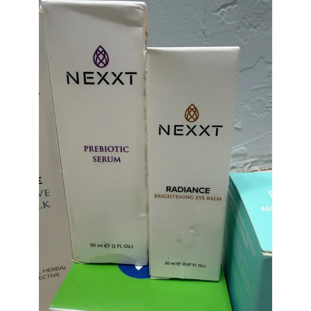 Nexxt 7pc Skincare Body‎ Care Set Shower Gel Serum Eye Balm Tea Tree Cream NEW